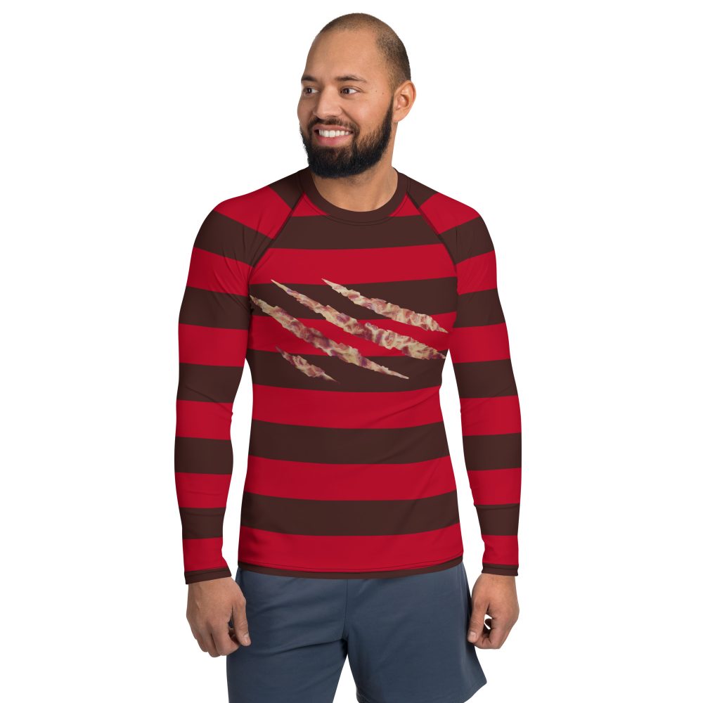 Freddy Nightmare Serial Killer Cosplay Costume Men's Rash Guard