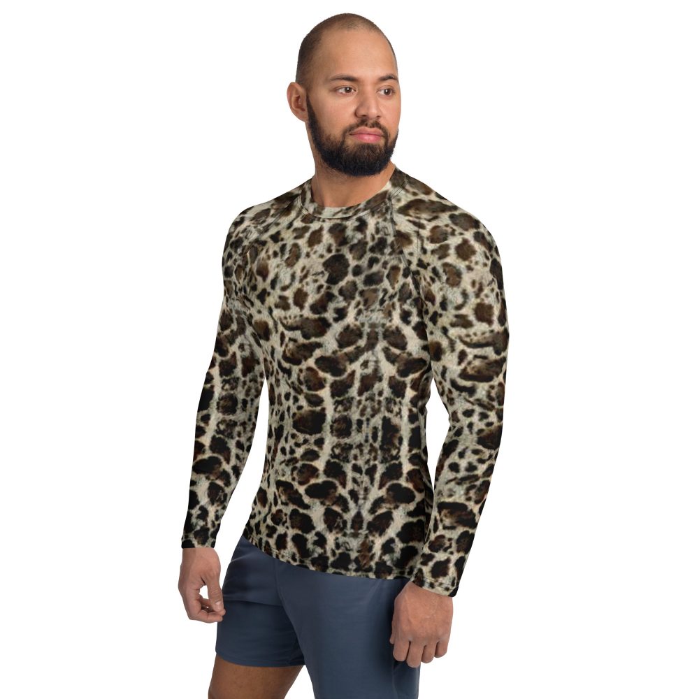 Snake Skin Costume Halloween Cosplay Reptile Print Men's Rash Guard - Image 3