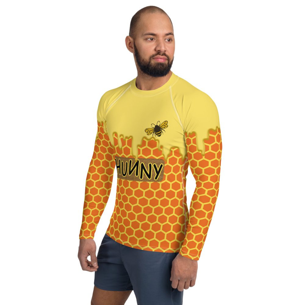 Honey Comb Halloween Cosplay Costume Men's Rash Guard - Image 3