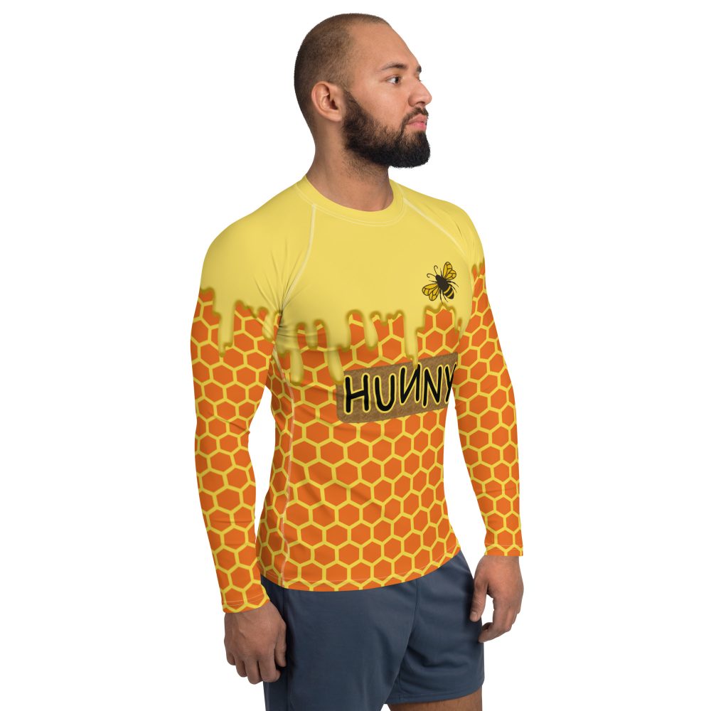 Honey Comb Halloween Cosplay Costume Men's Rash Guard - Image 4