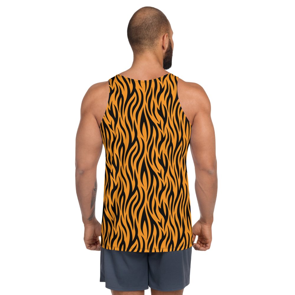 Tiger Rajah Halloween Cosplay Costume Unisex Tank Top - Image 4