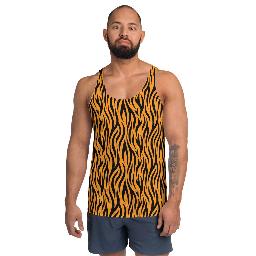 Tiger Rajah Halloween Cosplay Costume Unisex Tank Top