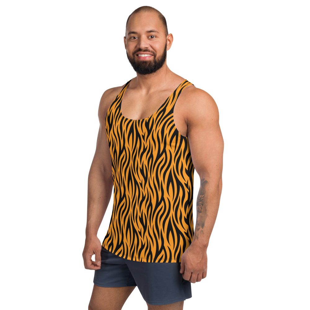 Tiger Rajah Halloween Cosplay Costume Unisex Tank Top - Image 2