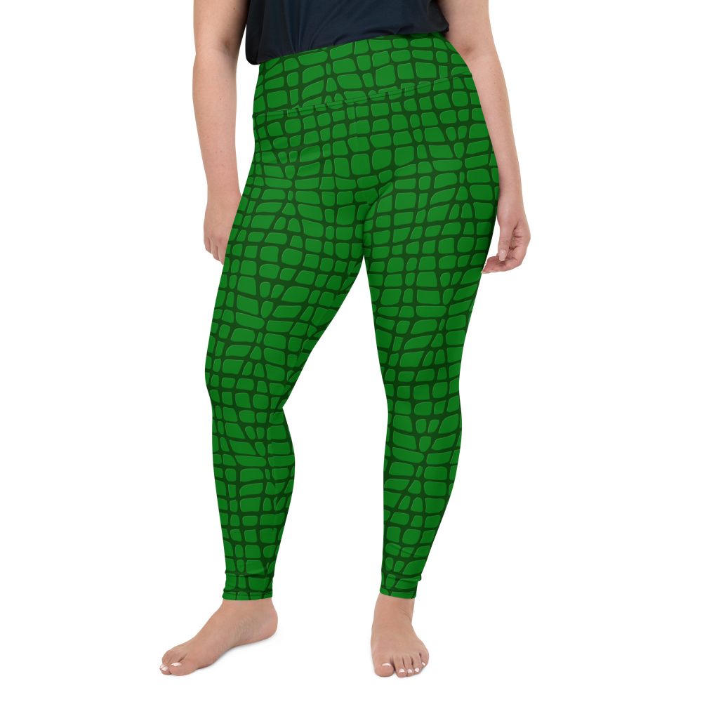 Alligator - Crocodile Halloween Cosplay Costume Plus Size Leggings