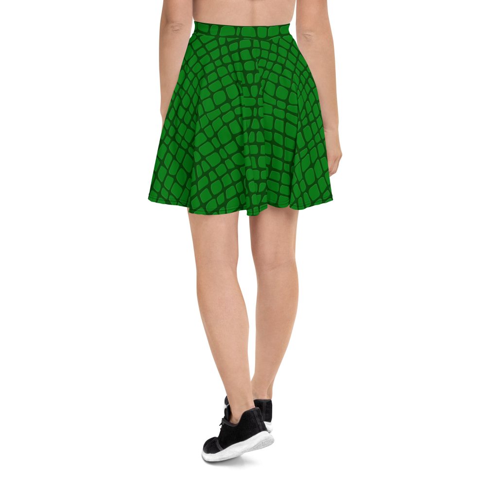 Alligator - Crocodile Halloween Cosplay Costume Skater Skirt - Image 2