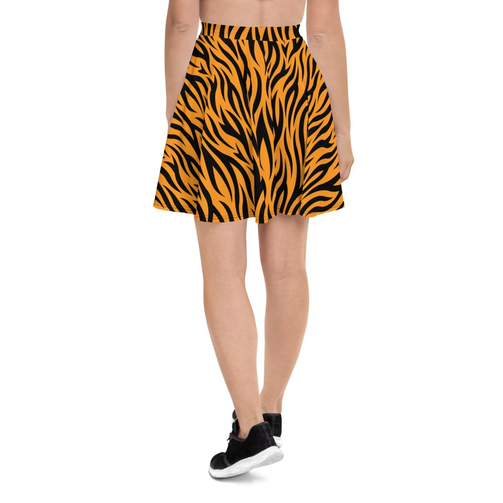 Tiger Rajah Halloween Cosplay Costume Skater Skirt - Image 2