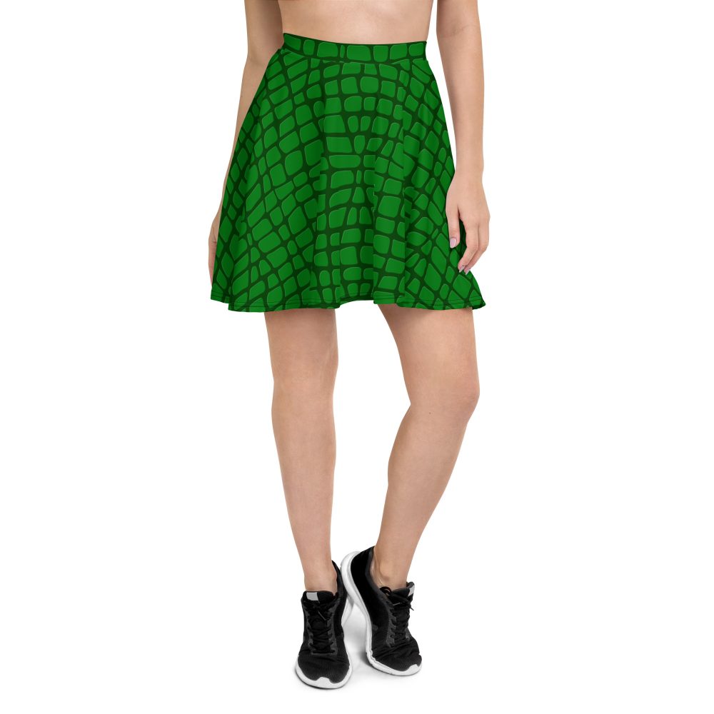 Alligator - Crocodile Halloween Cosplay Costume Skater Skirt