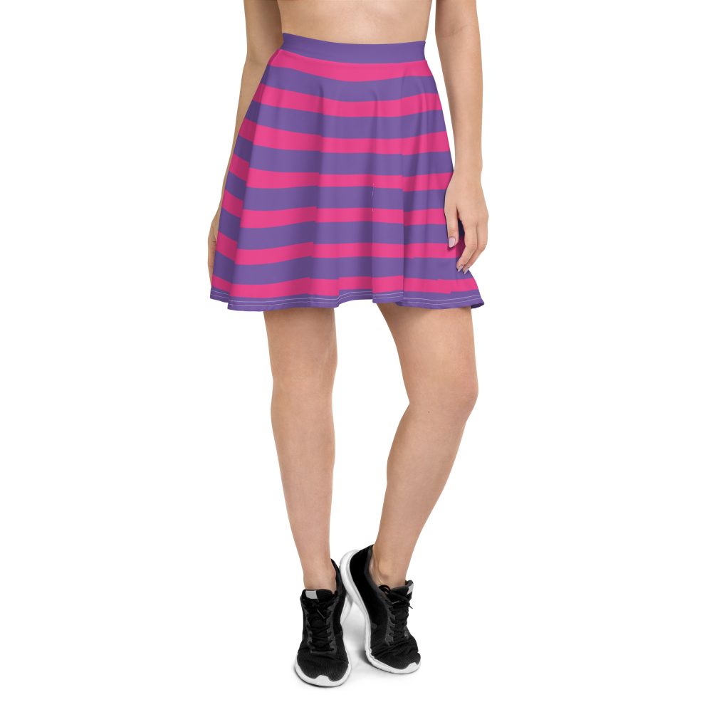 Cheshire Cat Halloween Cosplay Costume Skater Skirt