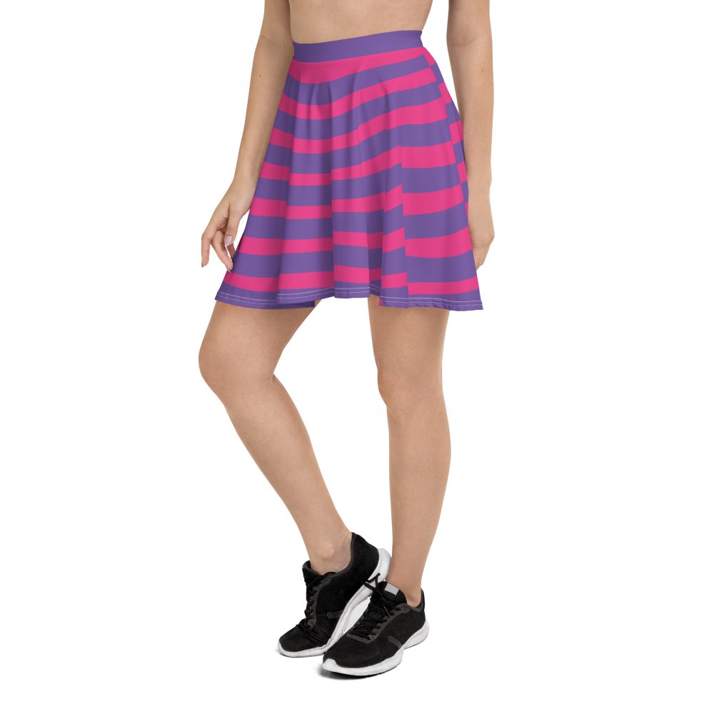 Cheshire Cat Halloween Cosplay Costume Skater Skirt - Image 3