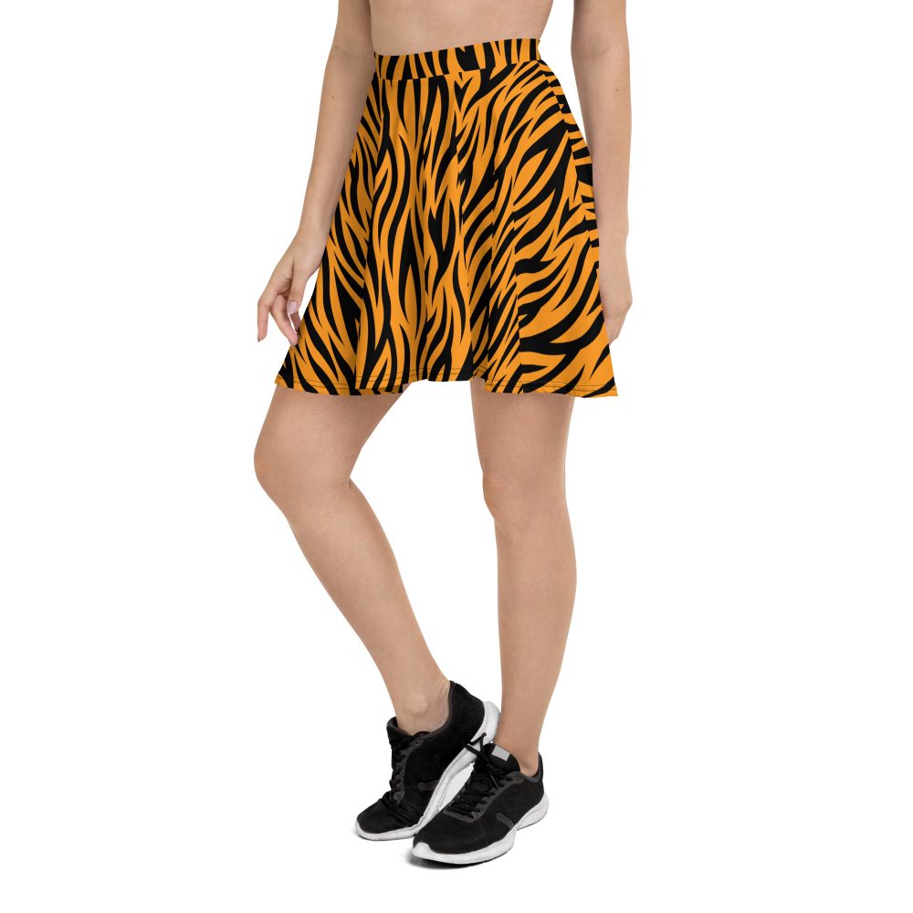 Tiger Rajah Halloween Cosplay Costume Skater Skirt - Image 3