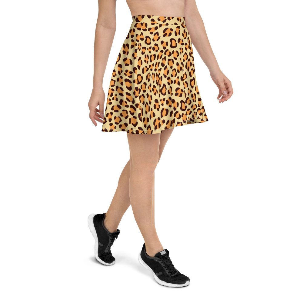 Leopard Jaguar Halloween Cosplay Costume Skater Skirt - Image 4