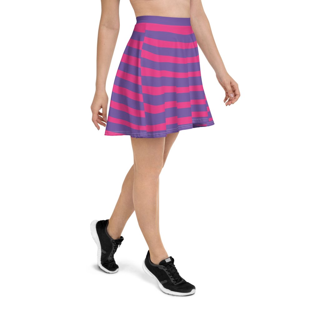 Cheshire Cat Halloween Cosplay Costume Skater Skirt - Image 4