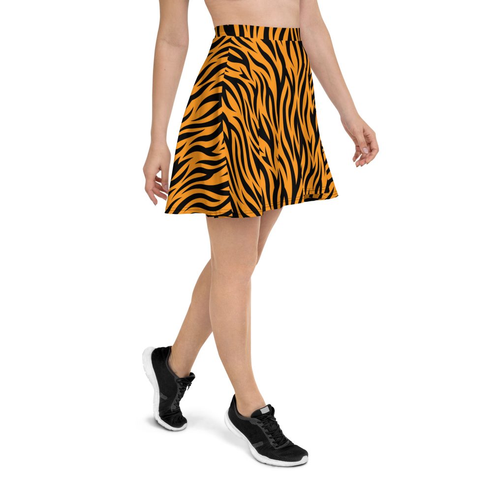 Tiger Rajah Halloween Cosplay Costume Skater Skirt - Image 4