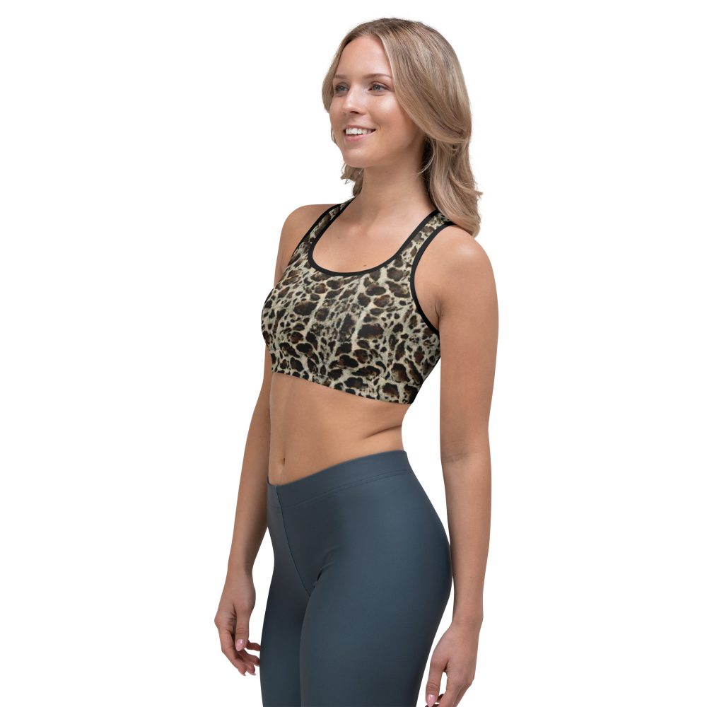 Snake Skin Costume Halloween Cosplay Reptile Print Sports bra - Image 2