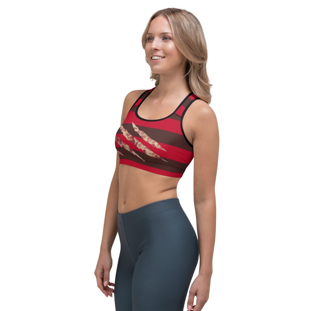 Freddy Nightmare Serial Killer Cosplay Costume Sports bra - Image 2