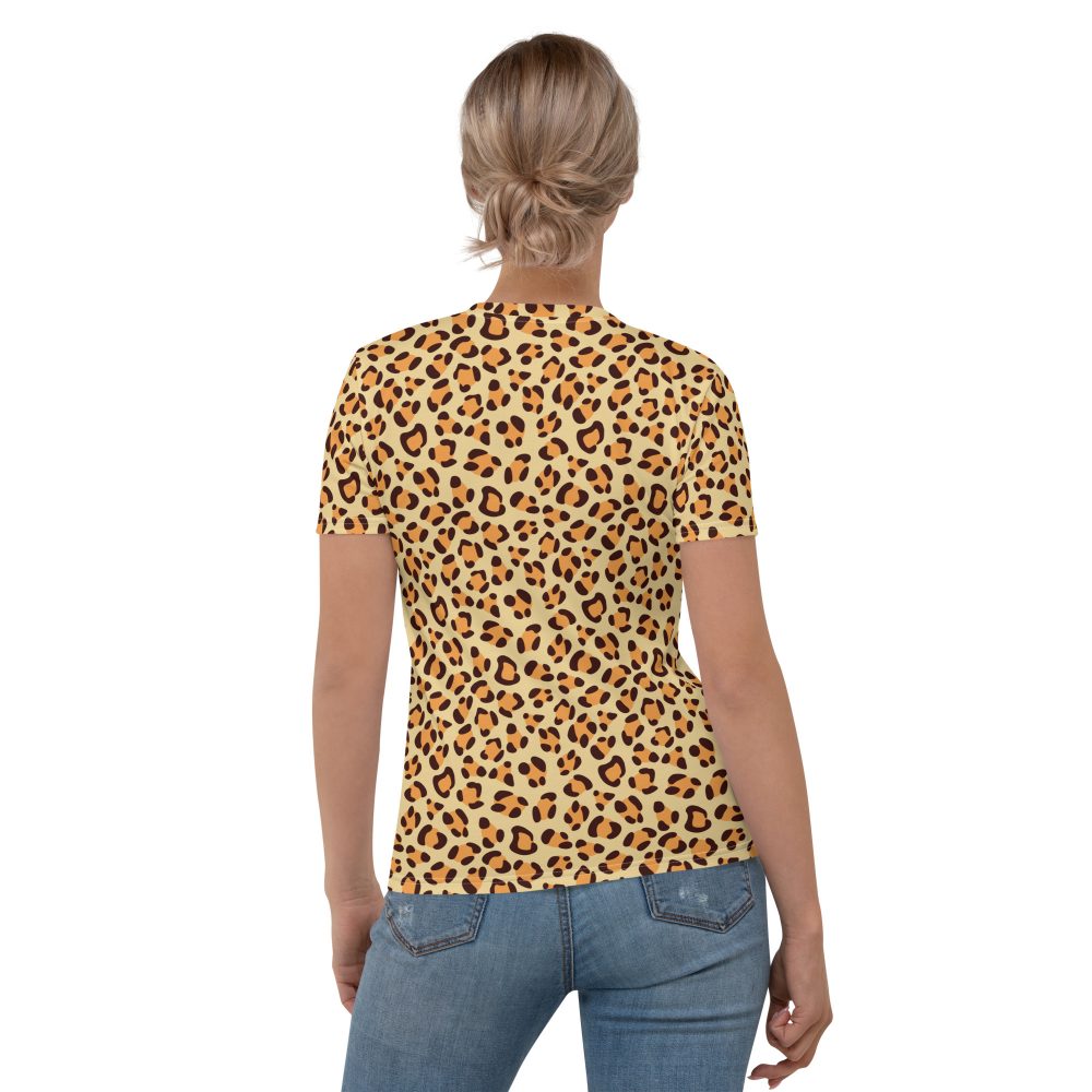 Leopard Jaguar Halloween Cosplay Costume Women's T-shirt - Image 2