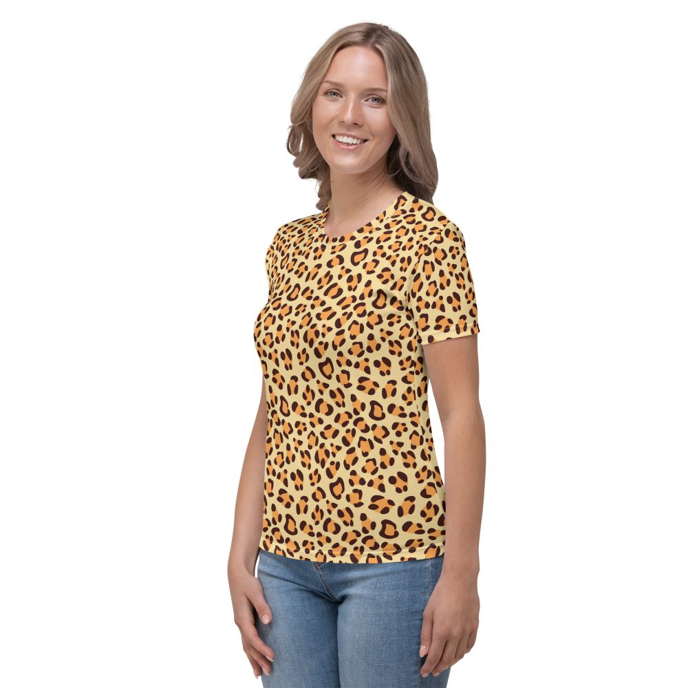 Leopard Jaguar Halloween Cosplay Costume Women's T-shirt - Image 3