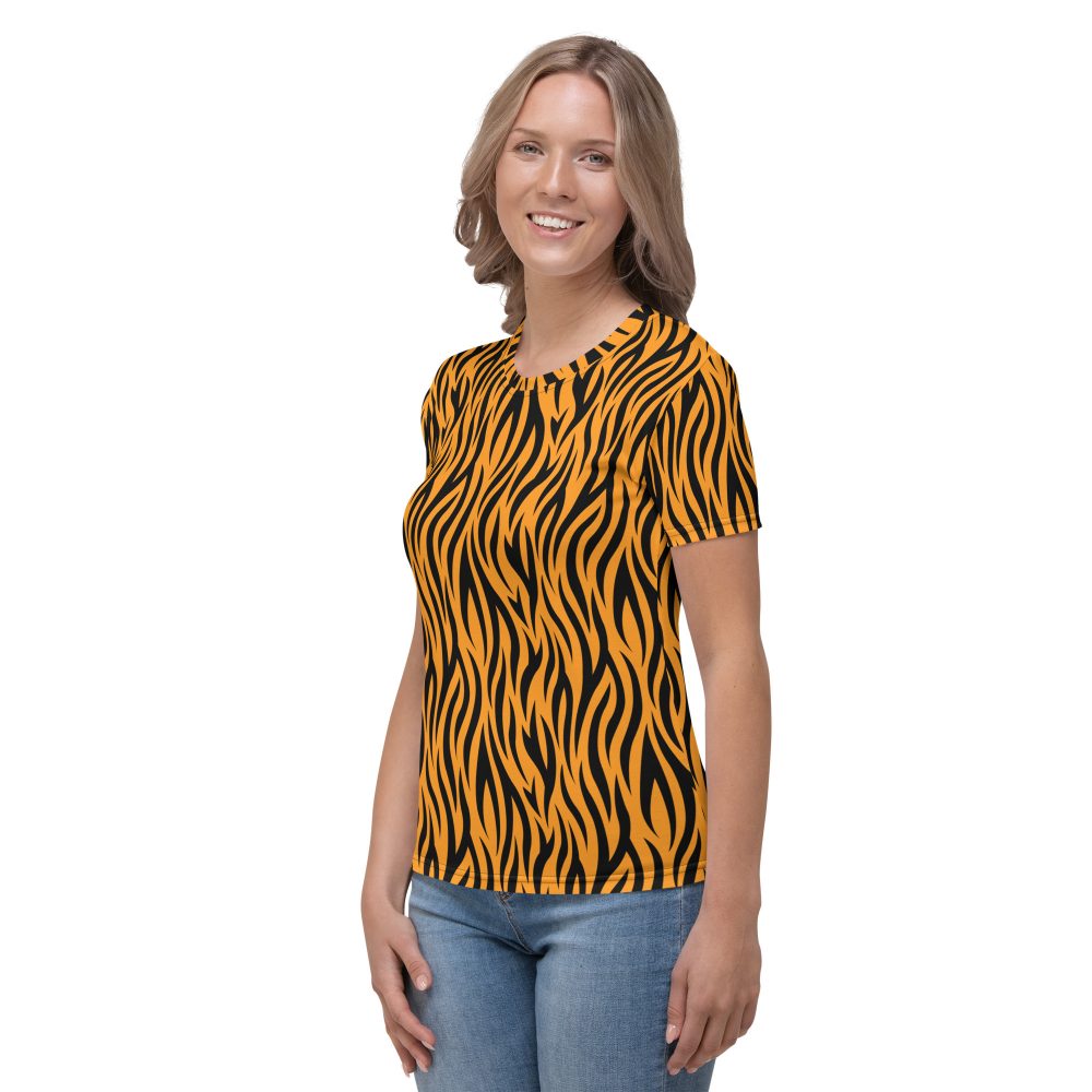 Tiger Rajah Halloween Cosplay Costume Women's T-shirt - Image 3