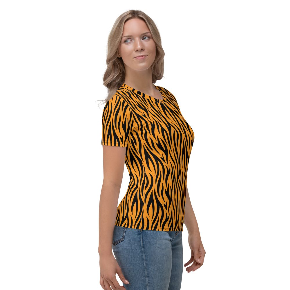 Tiger Rajah Halloween Cosplay Costume Women's T-shirt - Image 4