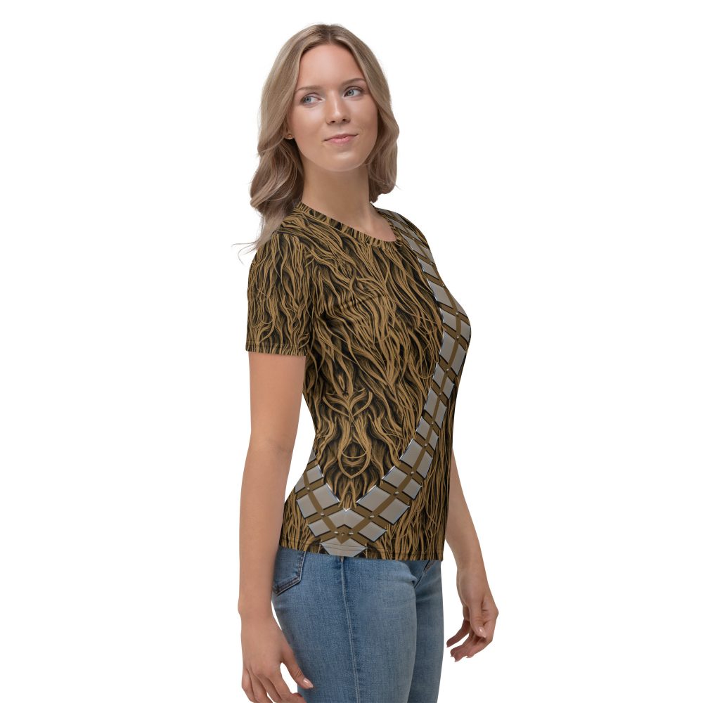 Chewbacca Chewie Halloween Cosplay Costume Women's T-shirt - Image 4