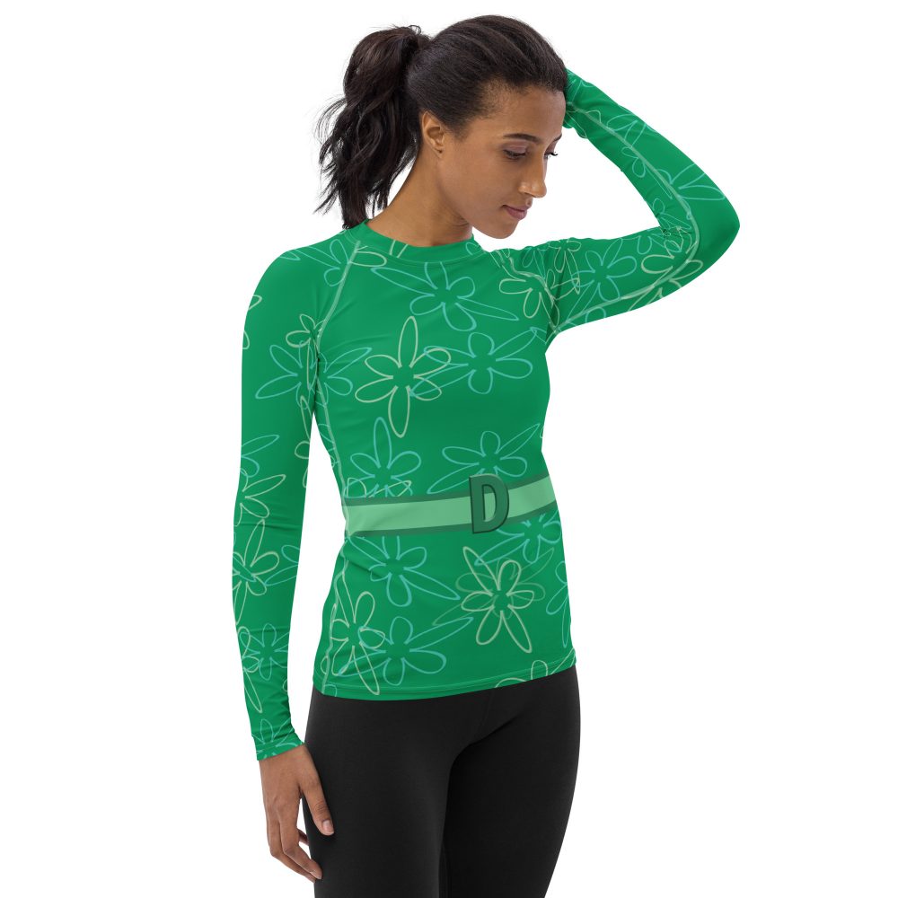 Disgust Halloween Cosplay Costume Women's Rash Guard - Image 4