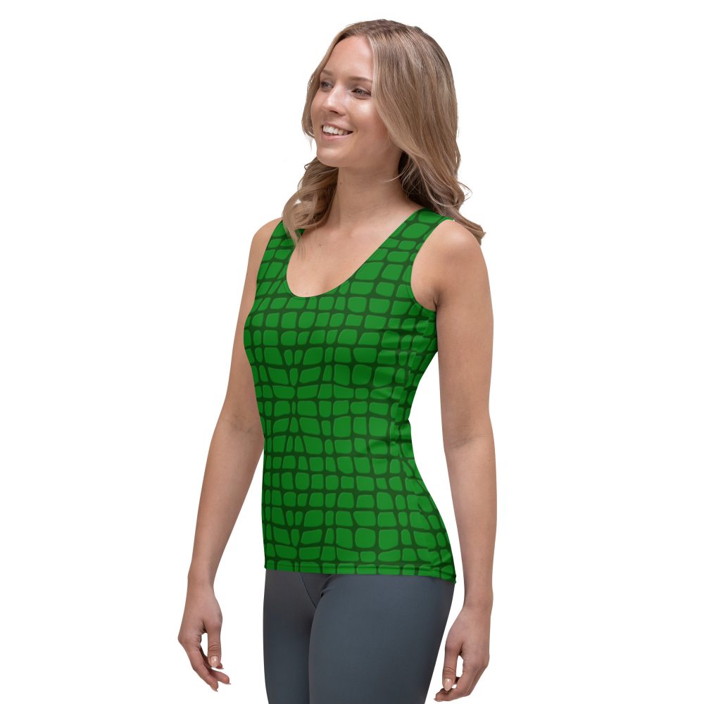 Alligator - Crocodile Halloween Cosplay Costume  Tank Top - Image 3