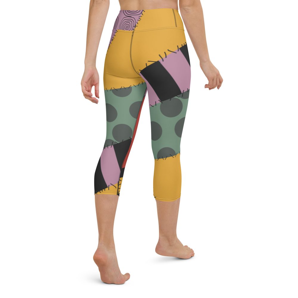 Nightmare Sally Halloween Cosplay Costume Yoga Capri Leggings - Image 6