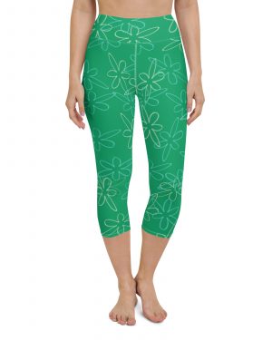 Disgust Halloween Cosplay Costume Yoga Capri Leggings