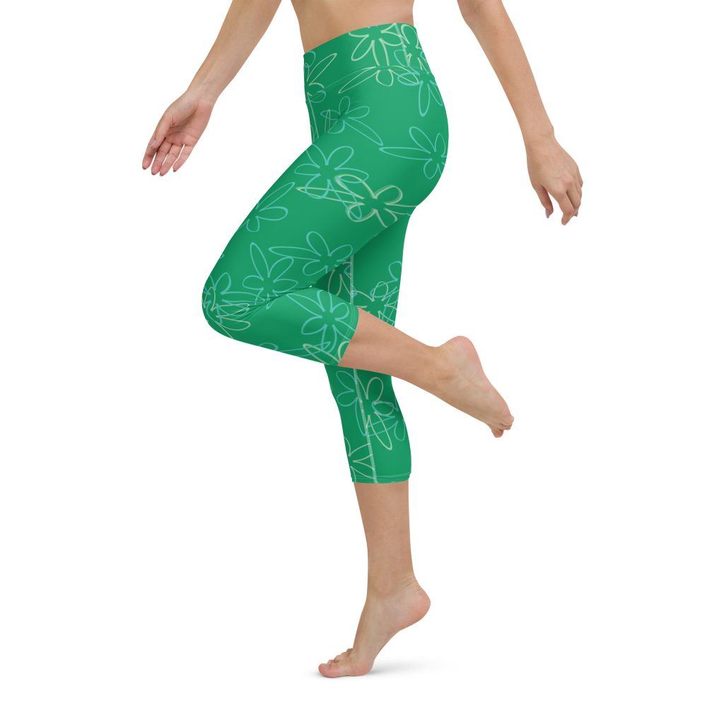 Disgust Halloween Cosplay Costume Yoga Capri Leggings - Image 2