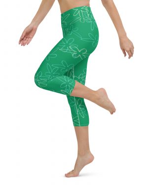 Disgust Halloween Cosplay Costume Yoga Capri Leggings