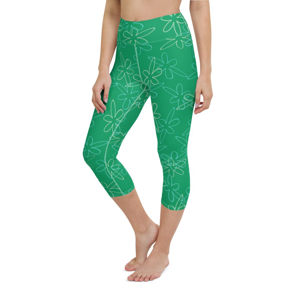 Disgust Halloween Cosplay Costume Yoga Capri Leggings - Image 3