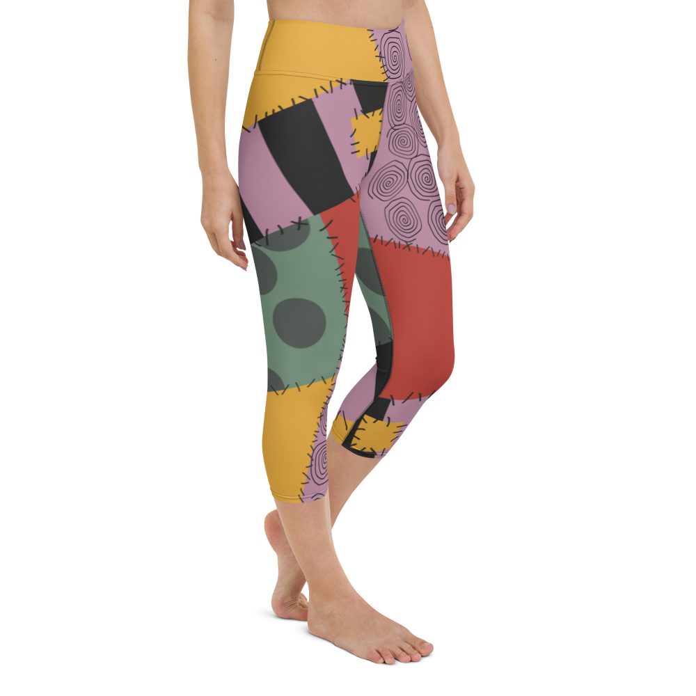 Nightmare Sally Halloween Cosplay Costume Yoga Capri Leggings - Image 5