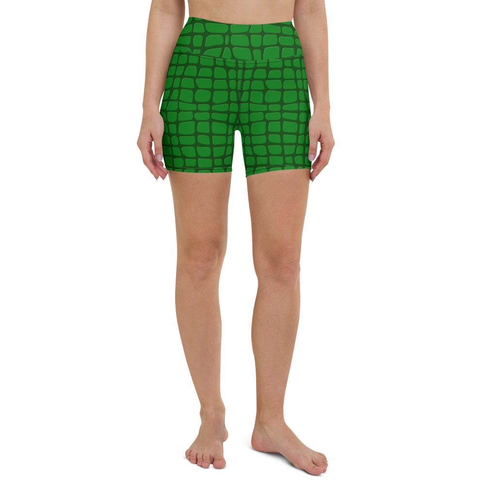 Alligator - Crocodile Halloween Cosplay Costume Yoga Shorts