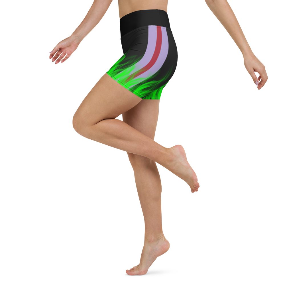 Maleficent Halloween Cosplay Costume Yoga Shorts - Image 3