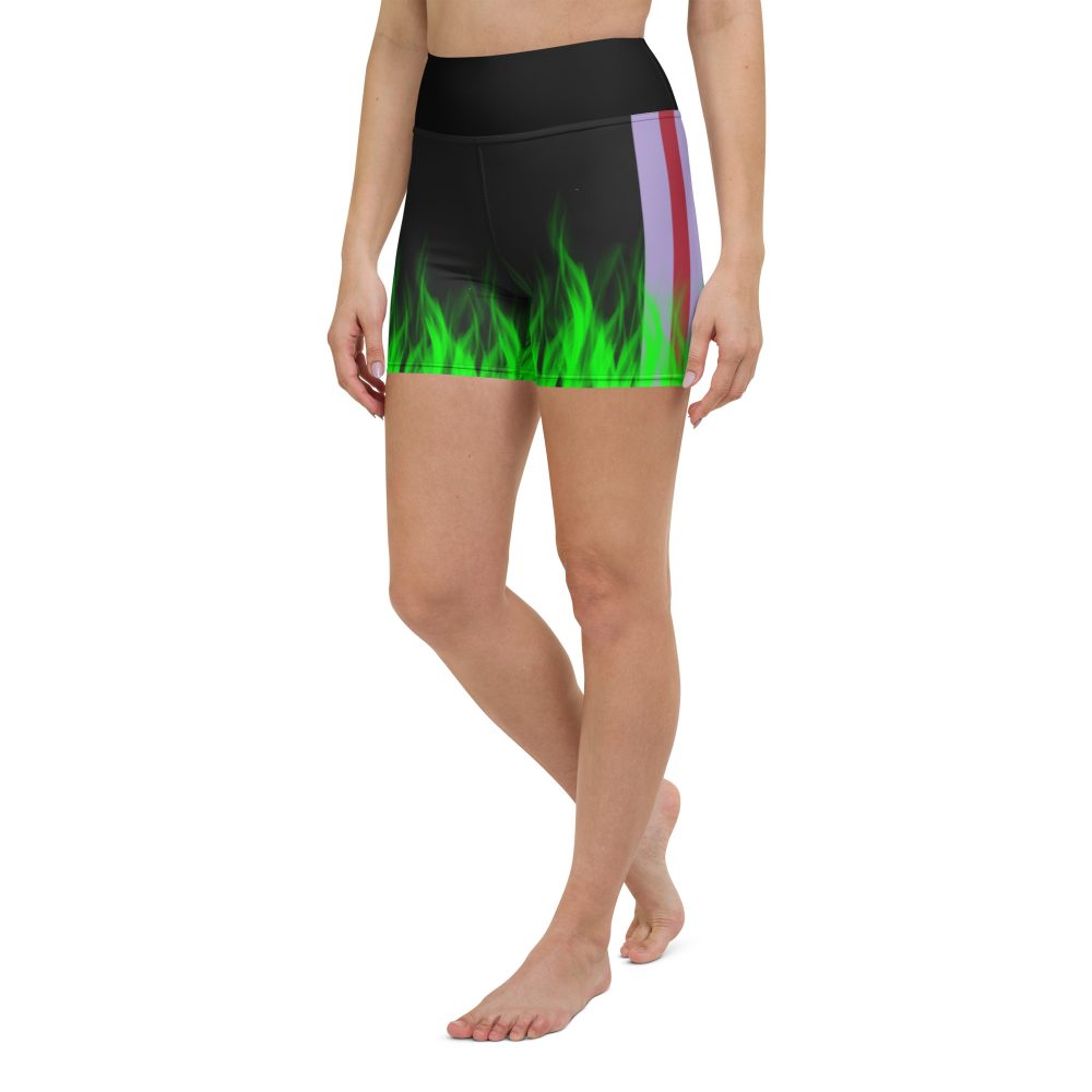 Maleficent Halloween Cosplay Costume Yoga Shorts - Image 4