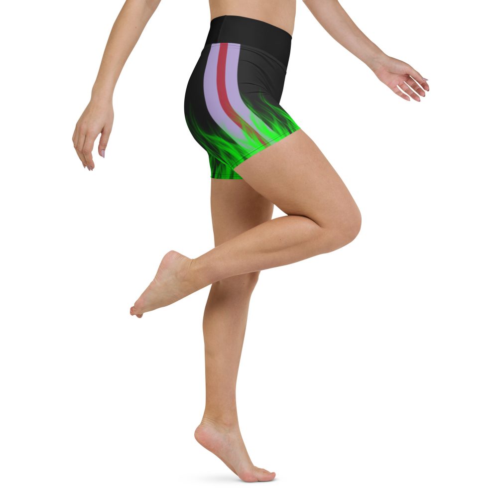 Maleficent Halloween Cosplay Costume Yoga Shorts - Image 5