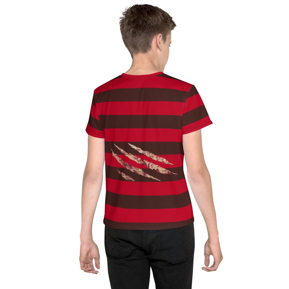 Freddy Nightmare Serial Killer Cosplay Costume Youth T-shirt - Image 2