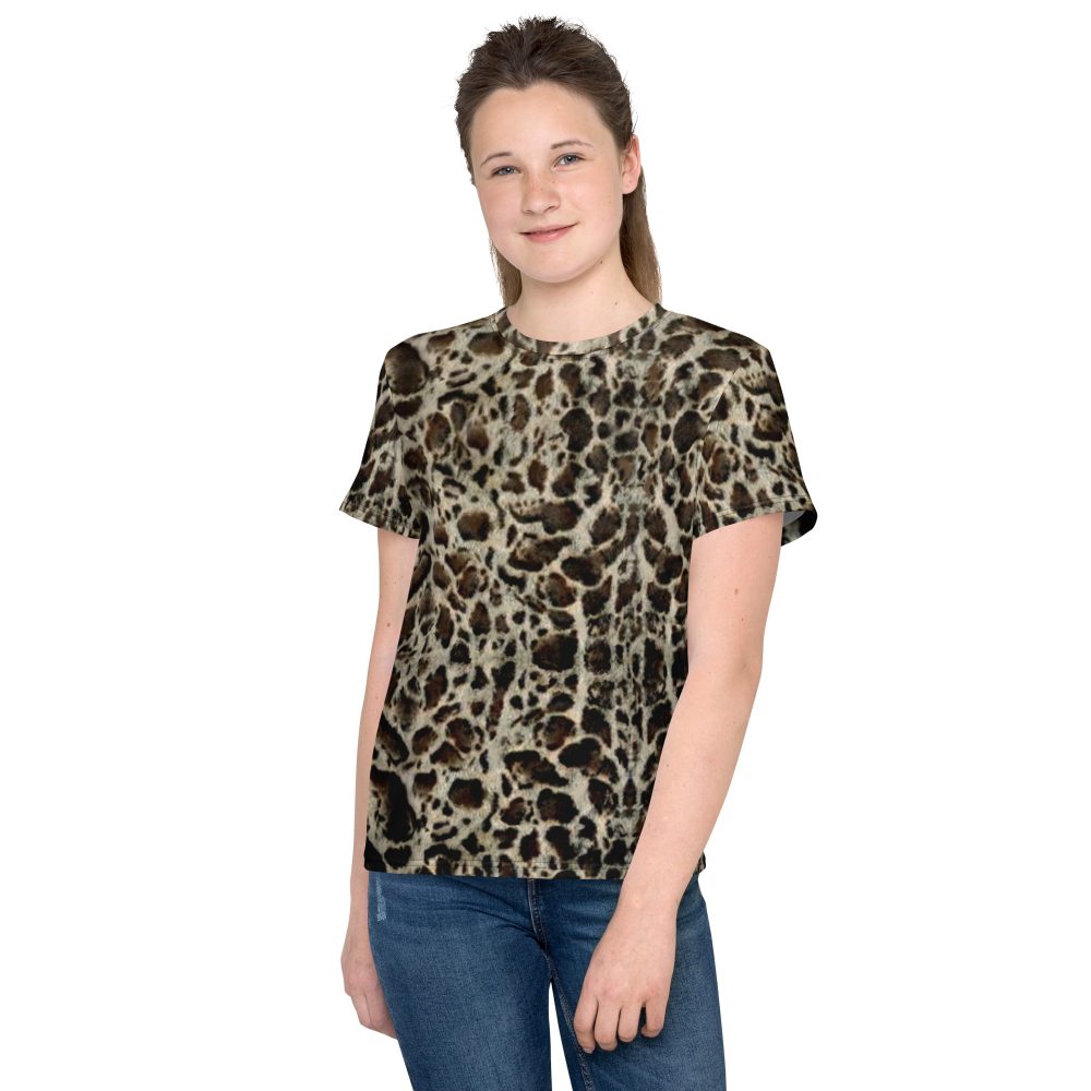 Snake Skin Costume Halloween Cosplay Reptile Print Youth T-shirt