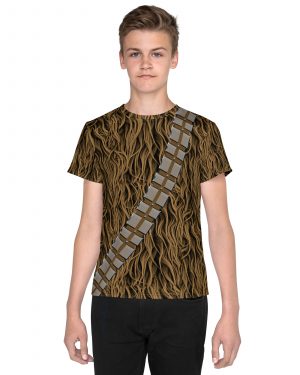 Chewbacca Chewie Halloween Cosplay Costume Youth T-shirt