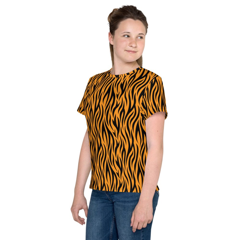 Tiger Rajah Halloween Cosplay Costume Youth T-shirt - Image 4