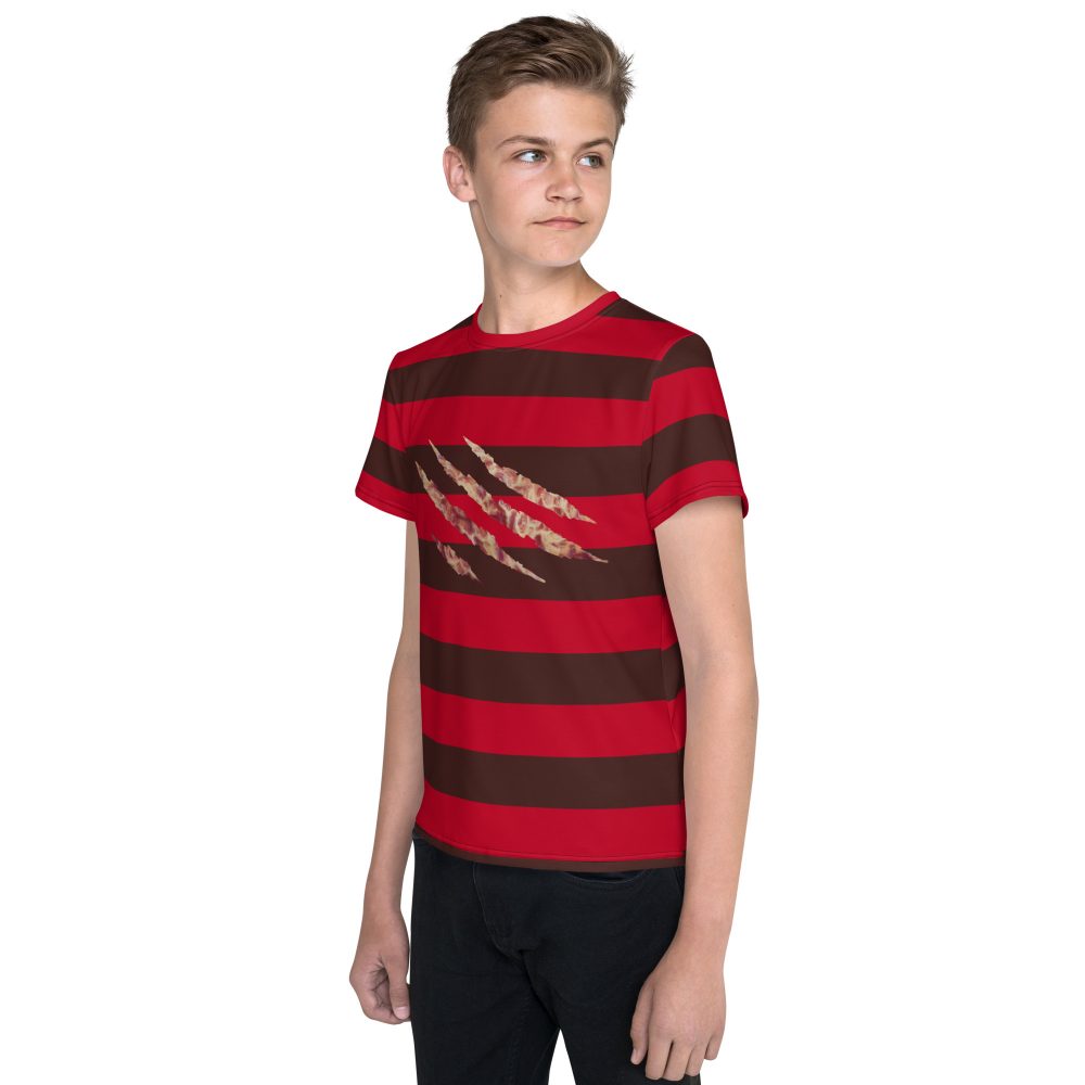 Freddy Nightmare Serial Killer Cosplay Costume Youth T-shirt - Image 4