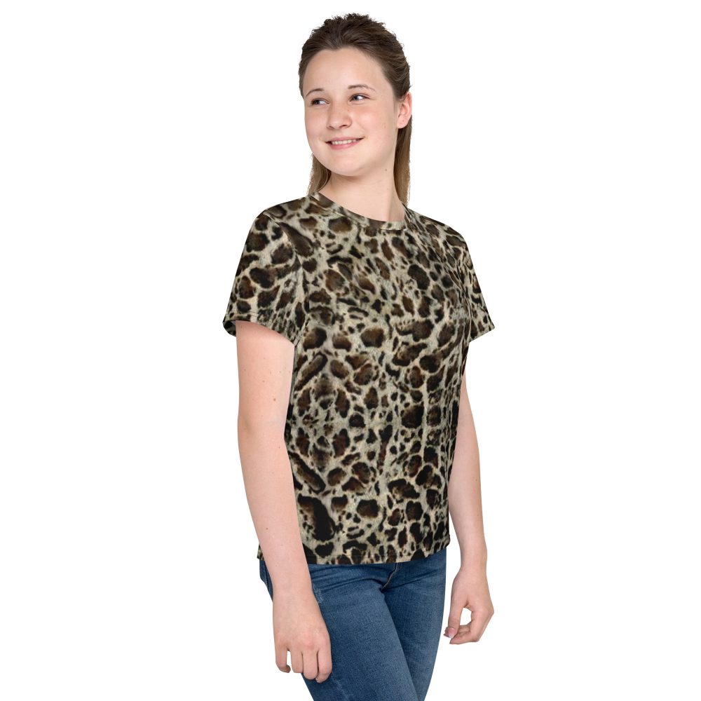 Snake Skin Costume Halloween Cosplay Reptile Print Youth T-shirt - Image 3