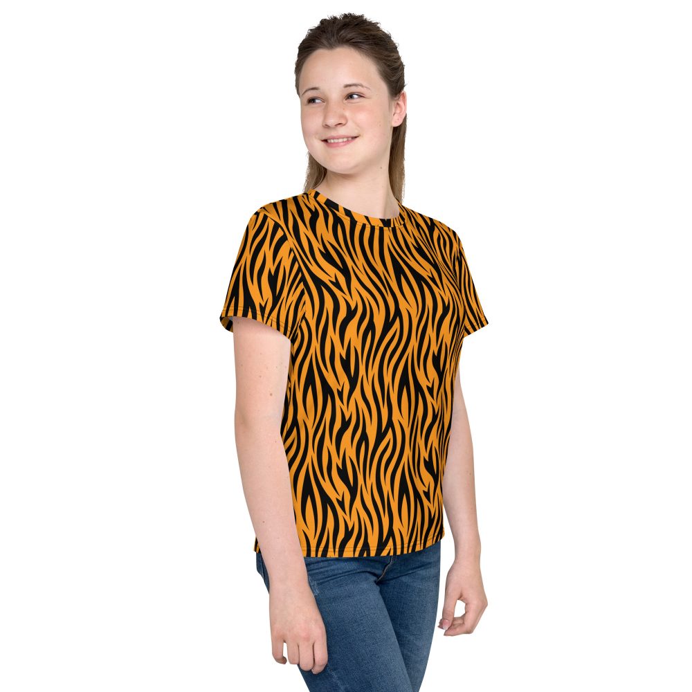 Tiger Rajah Halloween Cosplay Costume Youth T-shirt - Image 3