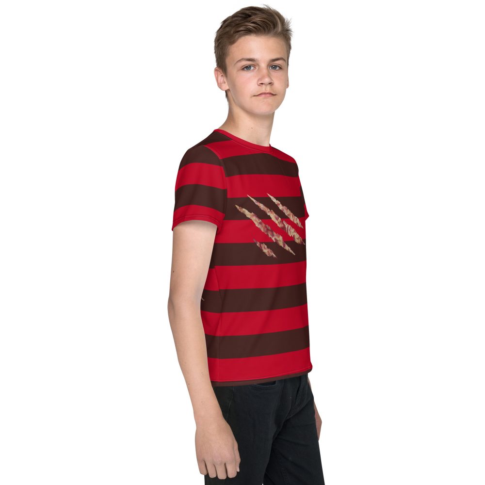 Freddy Nightmare Serial Killer Cosplay Costume Youth T-shirt - Image 3