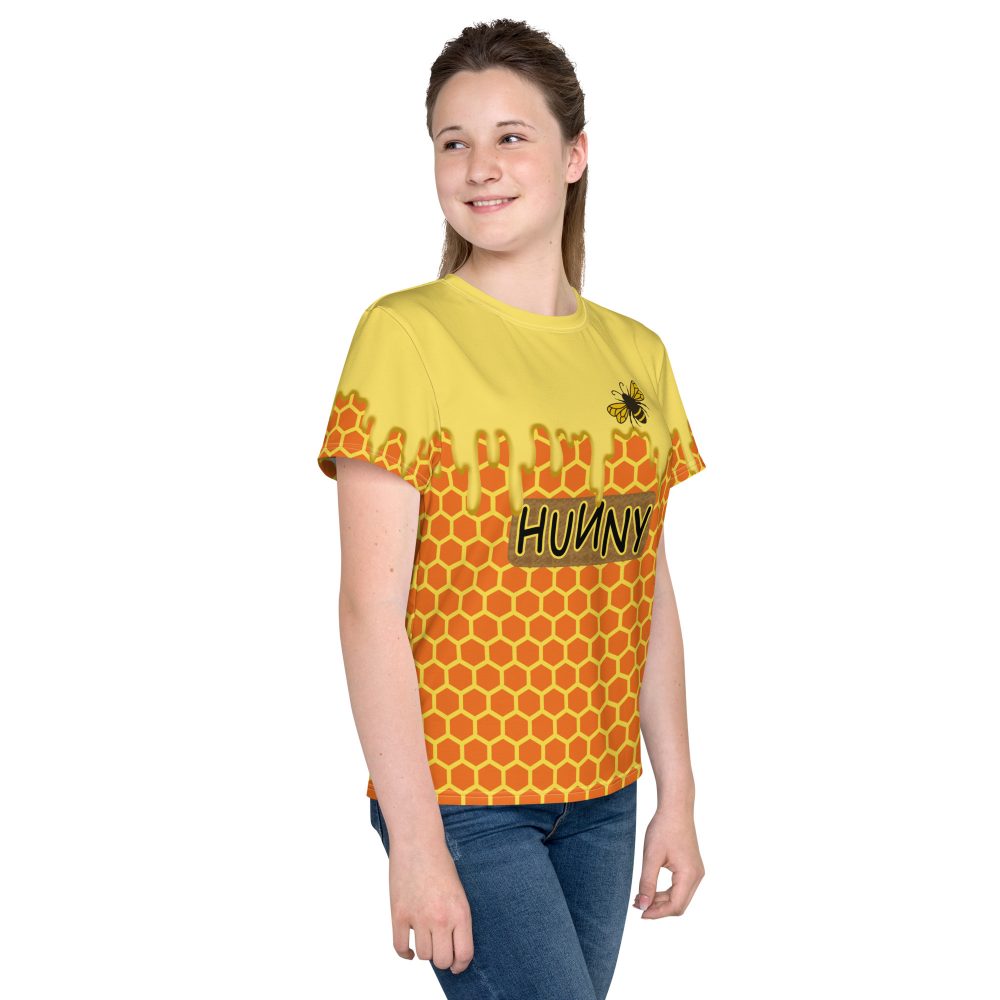 Honey Comb Halloween Cosplay Costume Youth T-Shirt - Image 3