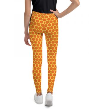 Honey Comb Halloween Cosplay Costume Youth Leggings