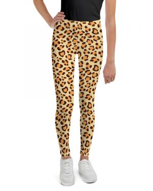 Leopard Jaguar Halloween Cosplay Costume Youth Leggings