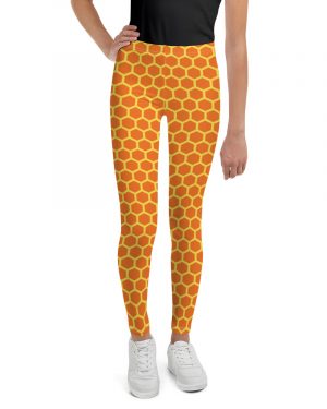 Honey Comb Halloween Cosplay Costume Youth Leggings