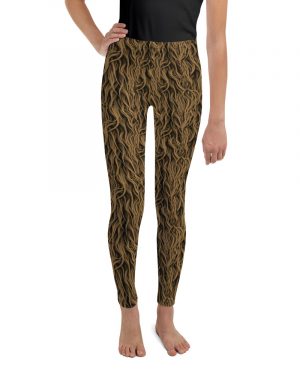 Sasquatch Big Foot Chewbacca Halloween Cosplay Costume Youth Leggings