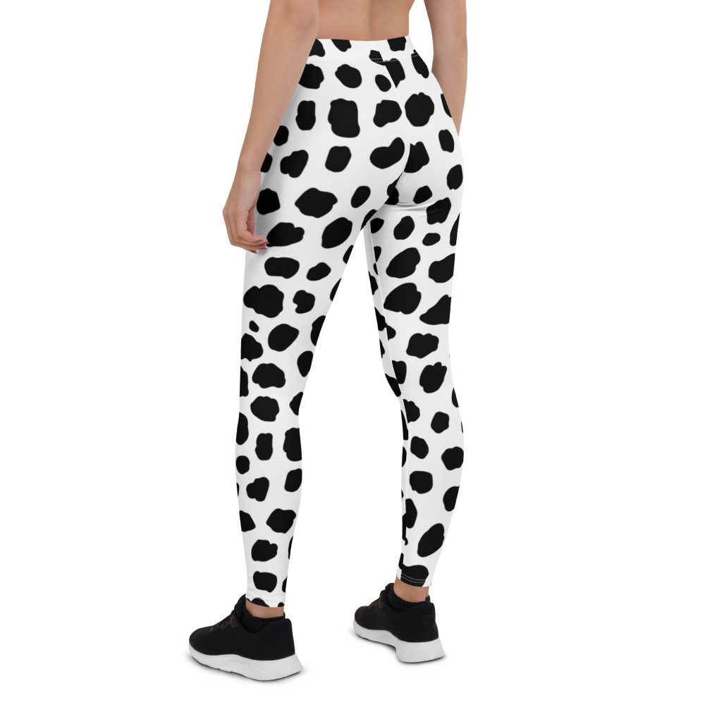 Dalmatian Puppy Dog Cosplay Halloween Costume Leggings - Image 2